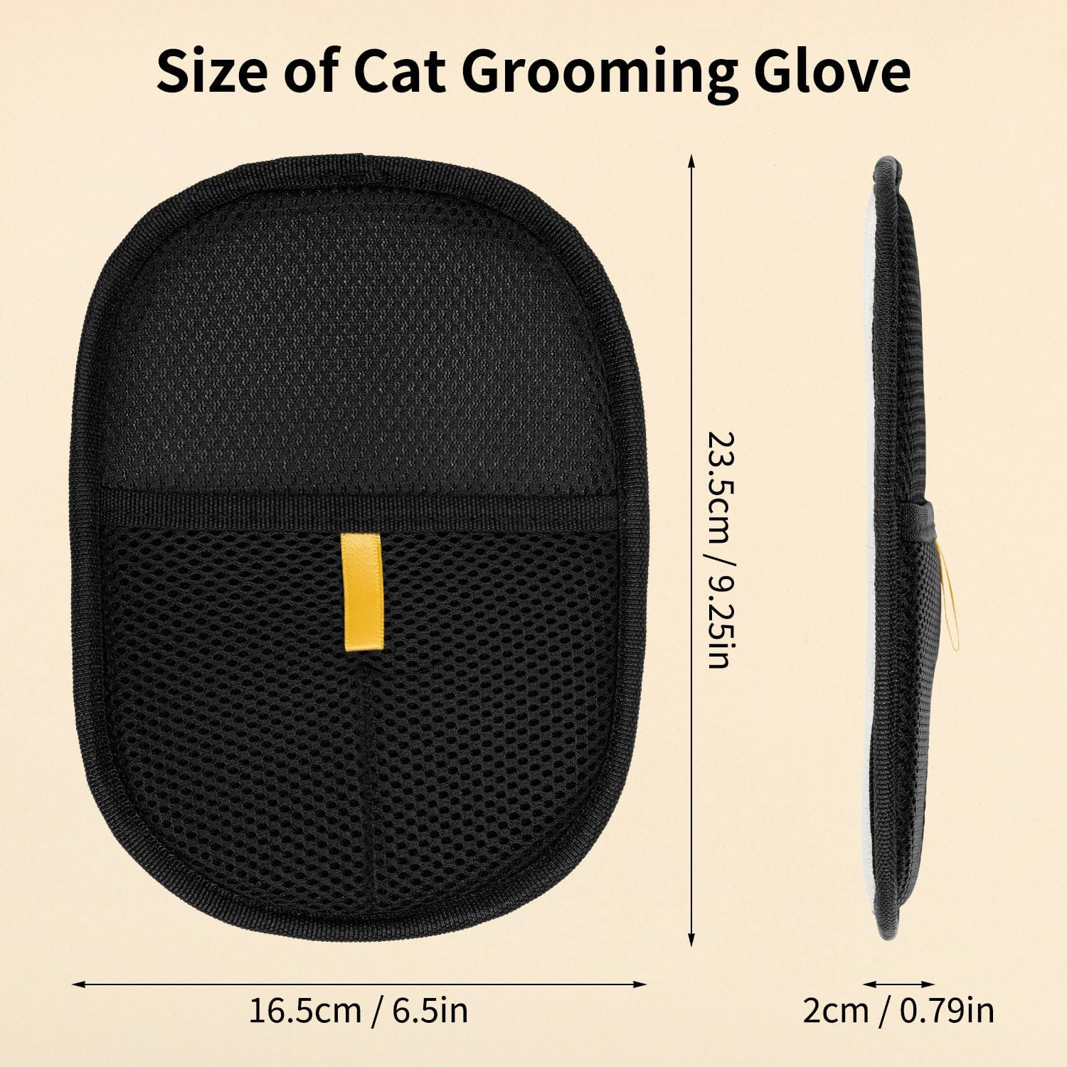 Size specifications - 23.5cm x 16.5cm x 2cm